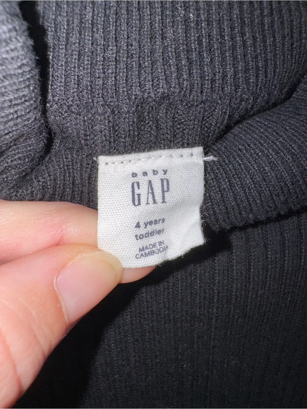 Gap 2 in 1 Turtleneck Sweater Buffalo Plaid Dress 4T